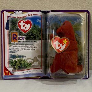 The Tyrannosaurus Rex. Beanis Babys. New.